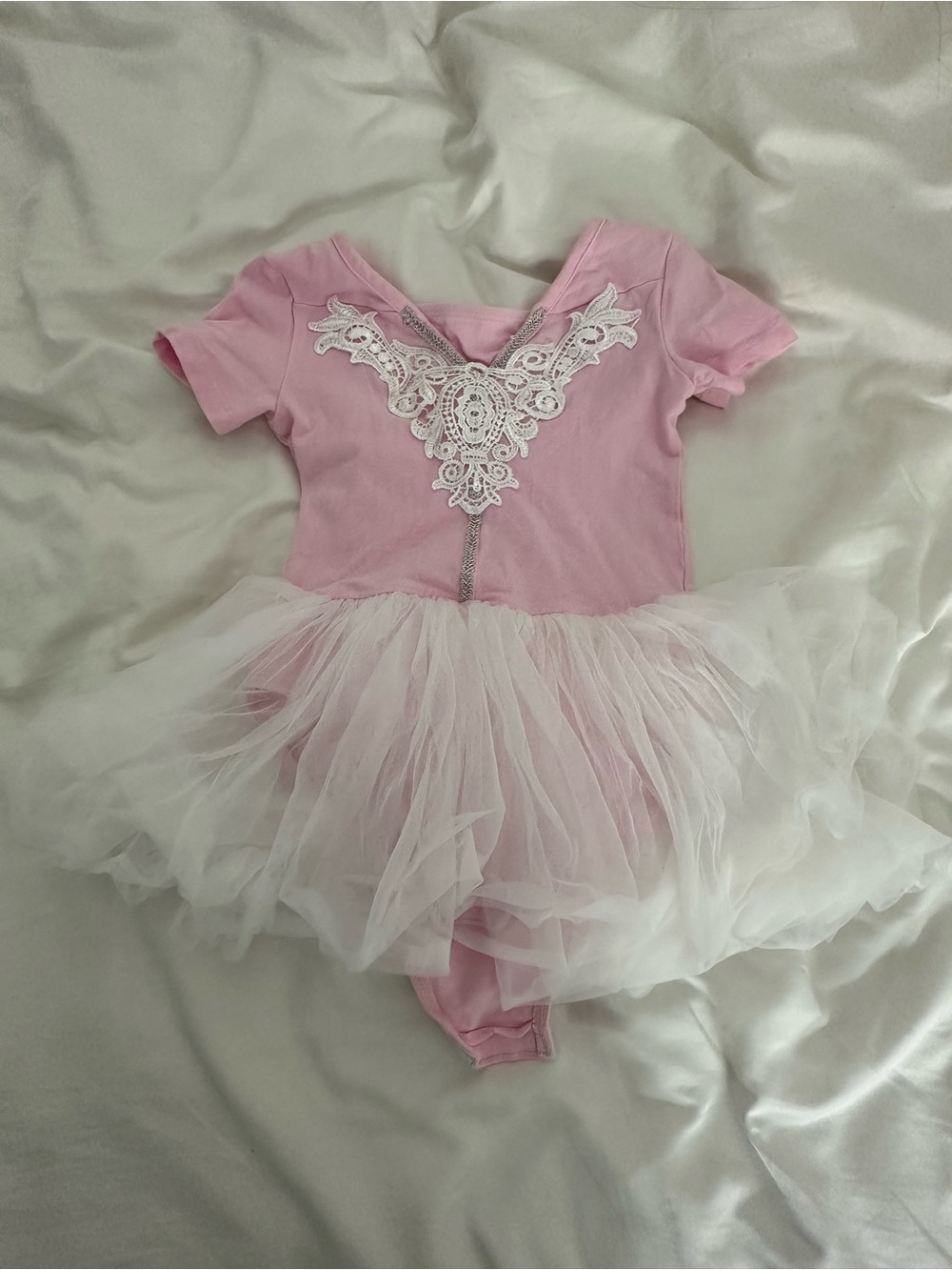 Pink Ballet Dance Tulle Size 4/5 Short Sleeve